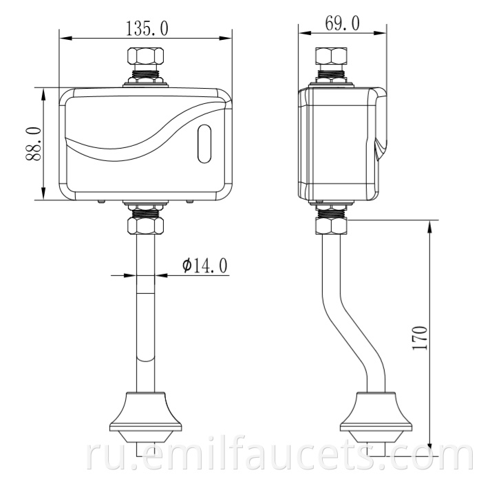 automatic flush valve